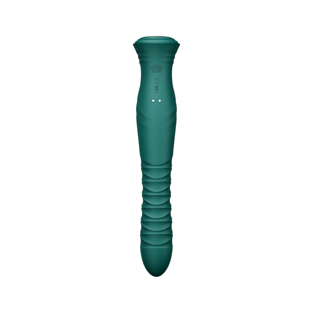 Пульсатор-кролик с вибрацией Zalo Mose 2 Turquoise Green