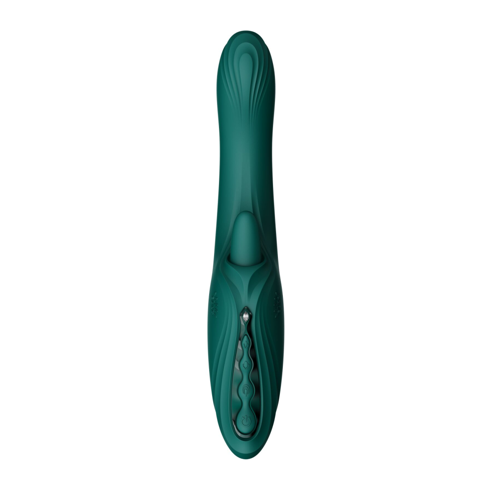 Вибратор-кролик Zalo Ares Turquoise Green