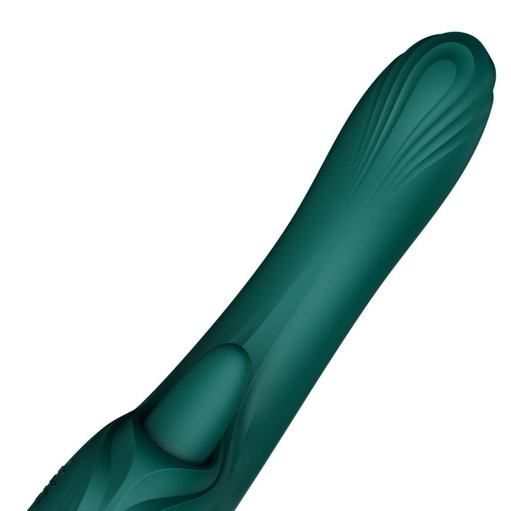 Вибратор-кролик Zalo Ares Turquoise Green