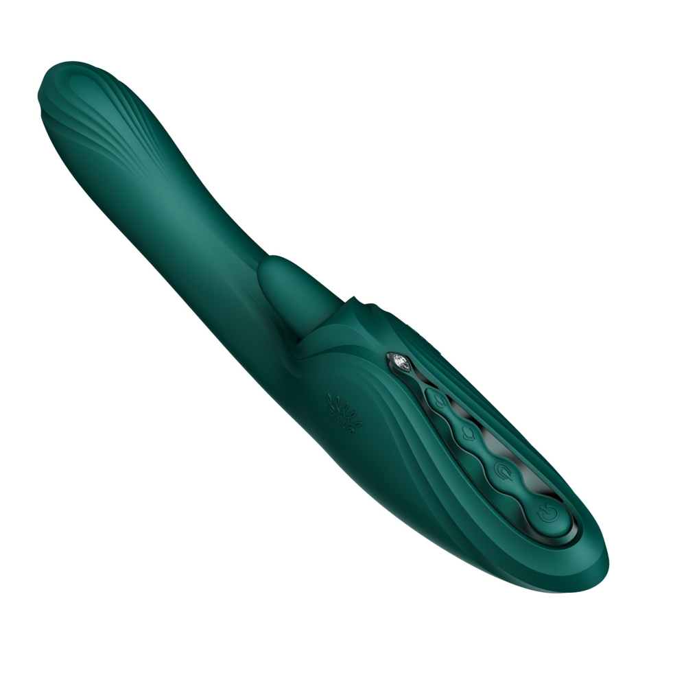 Вибратор-кролик Zalo Ares Turquoise Green