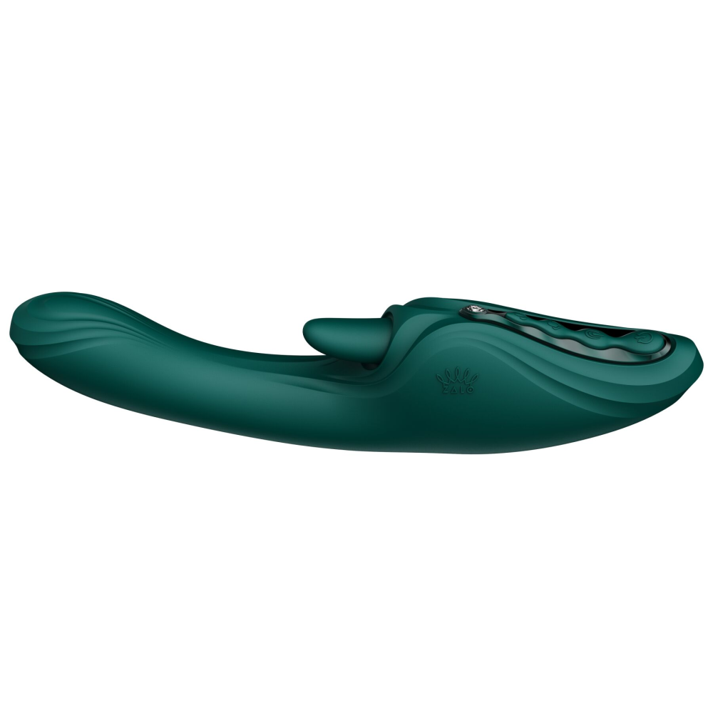 Вибратор-кролик Zalo Ares Turquoise Green