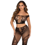 Комплект Leg Avenue Off Shoulder Crop Top and Legging One Size