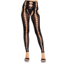 Колготки Leg Avenue Seamless Opaque Footless Suspender Hose One Size Black