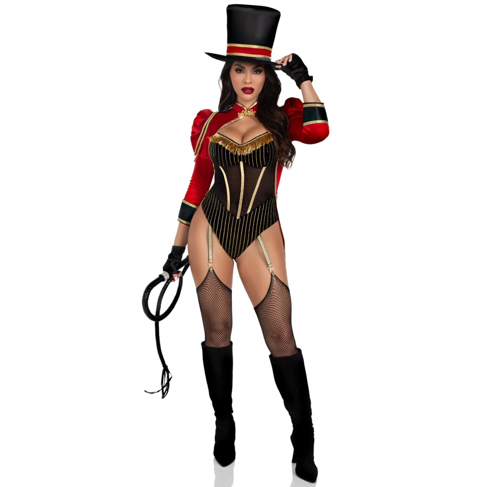 Костюм циркачки Leg Avenue Ravishing Ringmaster Bodysuit S