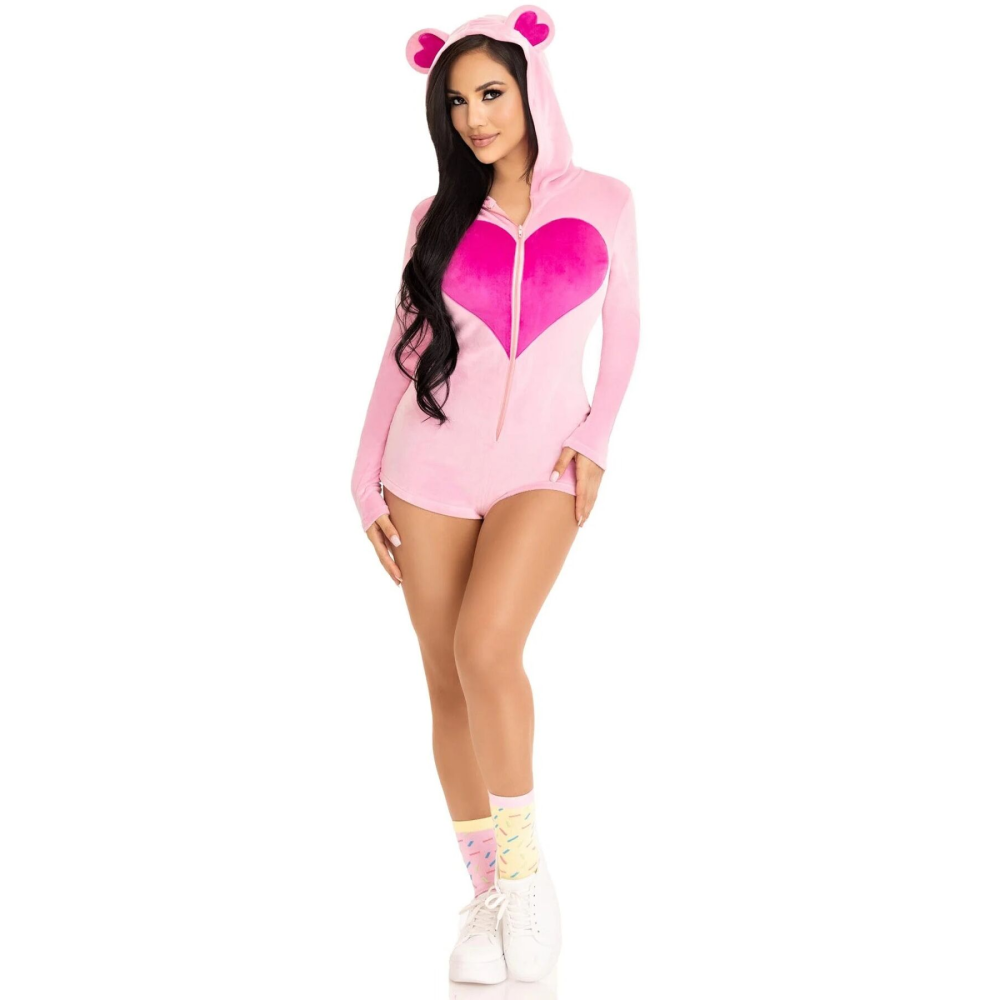 Комбинезон "Сладкий мишка" Leg Avenue Sweetheart Bear Velvet Romper S