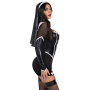 Костюм монашки Leg Avenue Holy Hottie Dress XS