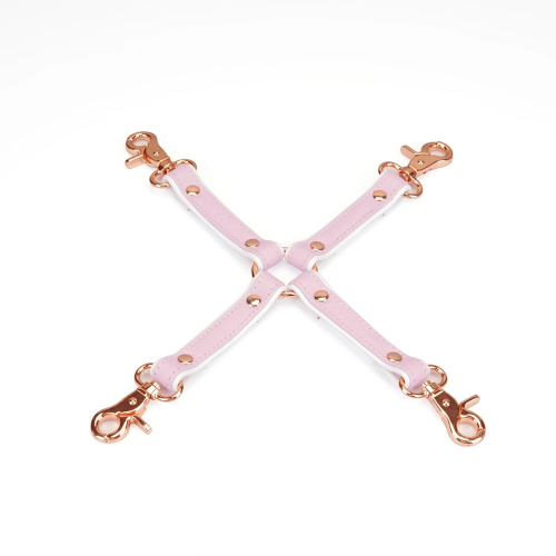 Крестовина Liebe Seele White & Pink Leather Hogtie