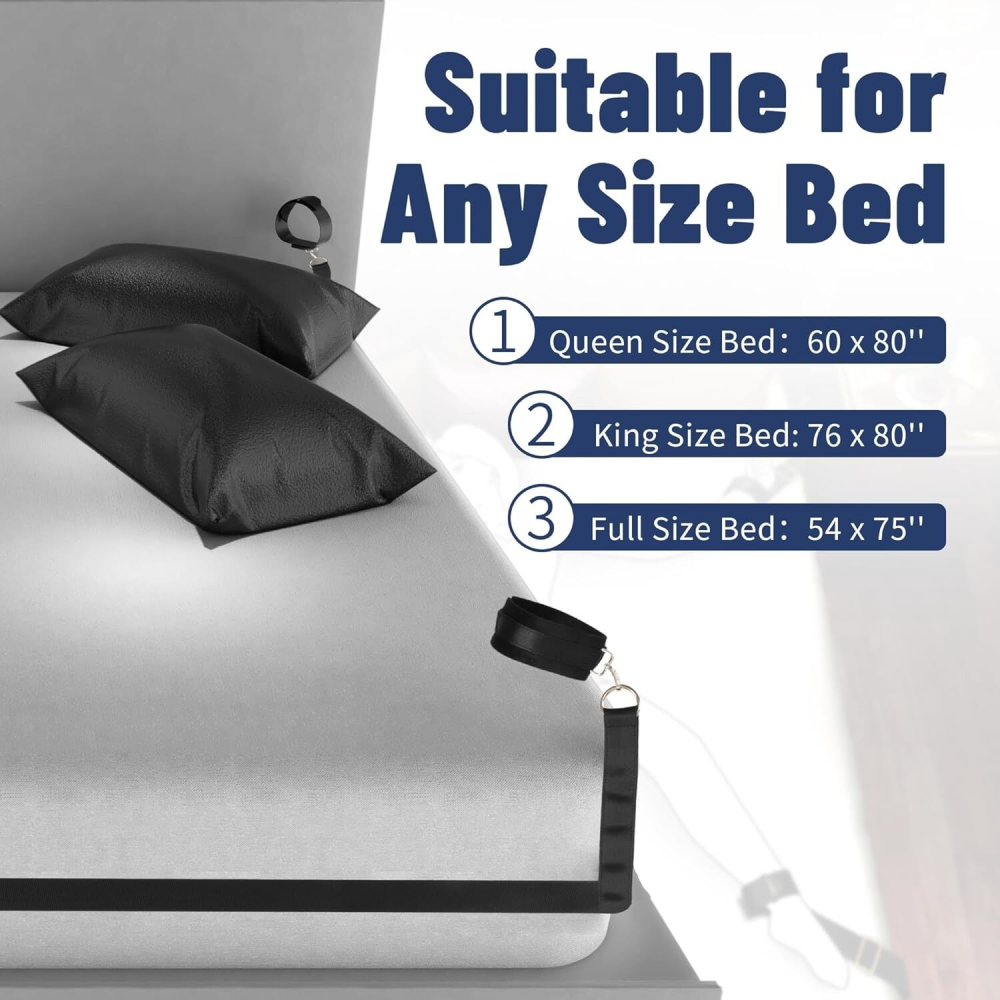 БДСМ-набор LOCKINK YEAHWOW Bed Restraint set