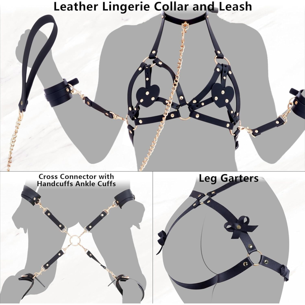 БДСМ-набор LOCKINK YEAHWOW Forced Nadu pose correction set