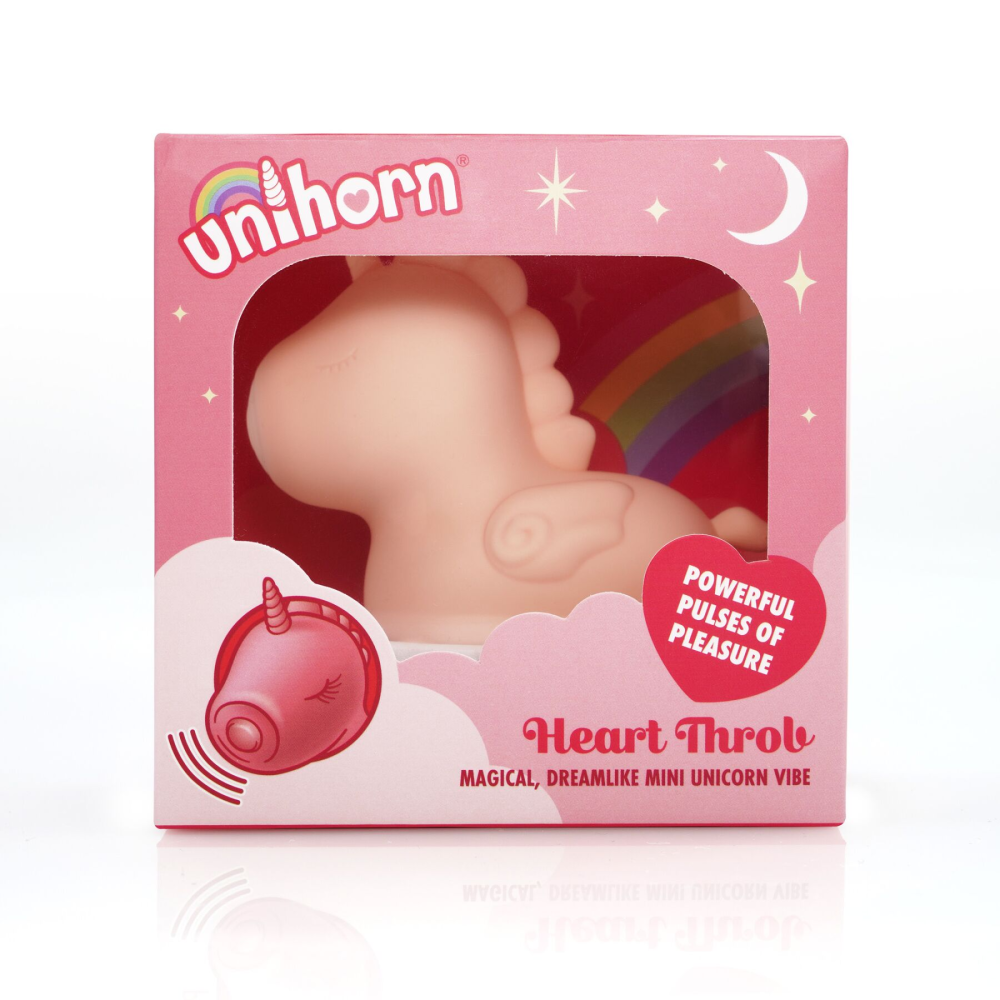 Вибратор-единорожка Unihorn - Heart Throb, с пульсацией