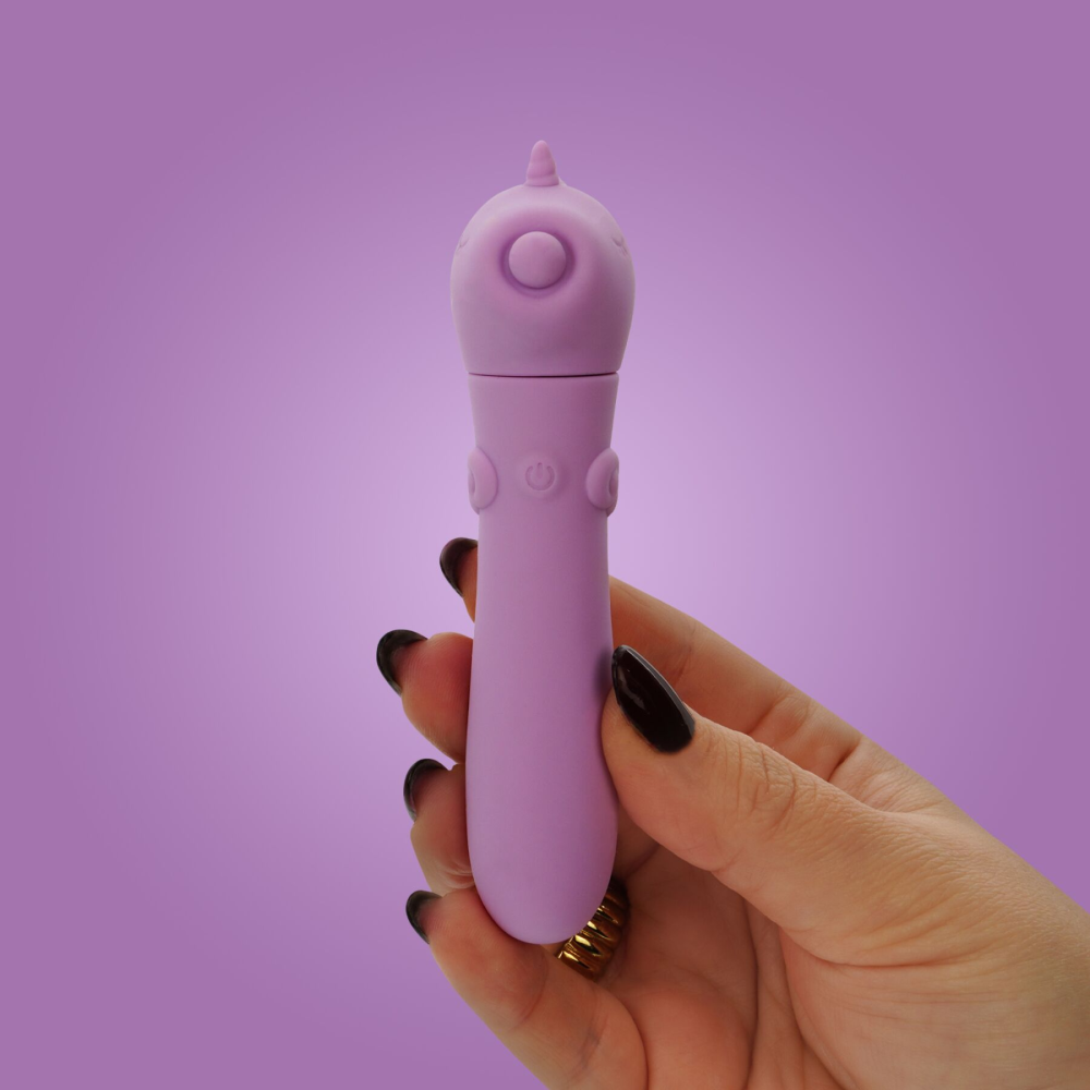 Вибратор-единорожка Unihorn USB Bullet - Karma Lilac, вибропуля, USB зарядка