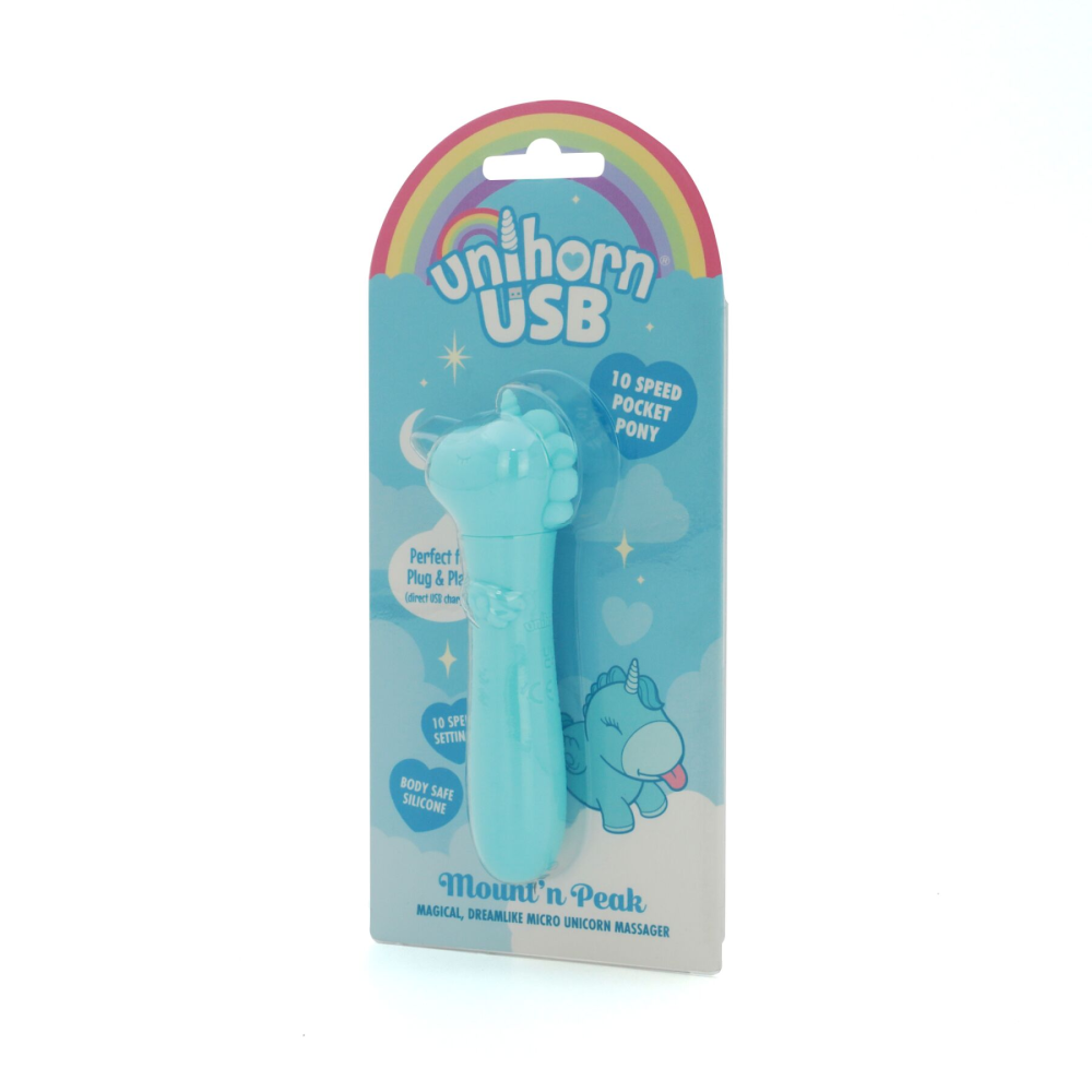 Вибратор-единорожка Unihorn USB Bullet - Mount'n Peak, вибропуля, USB зарядка