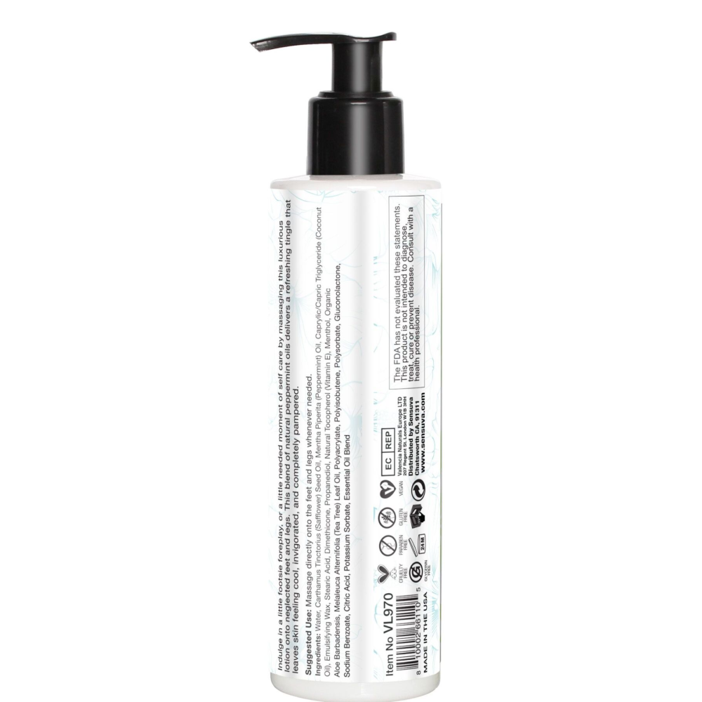 Лосьон для массажа ног и ступней Sensuva ELXYR Massage Lotion Peppermint (236 мл)