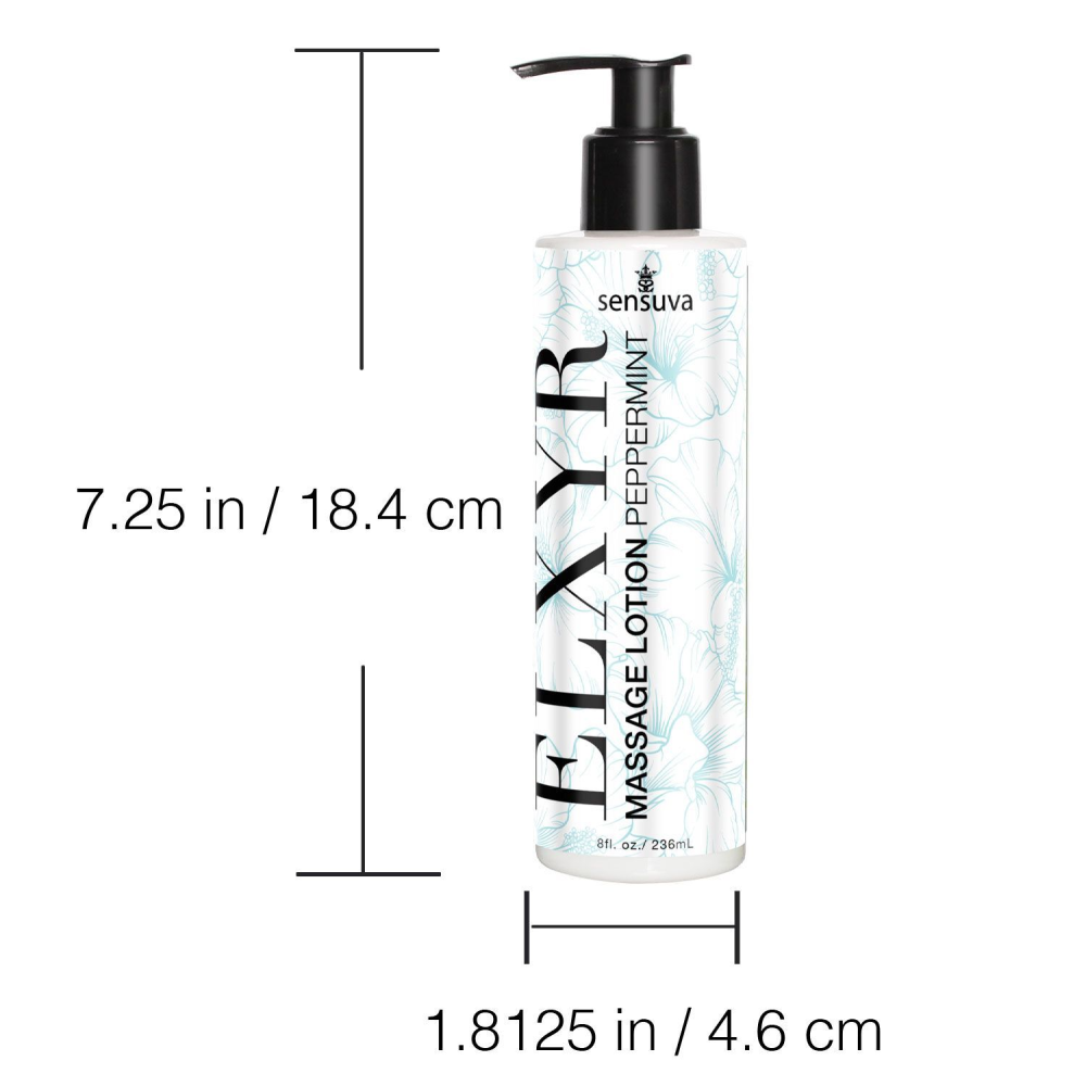 Лосьон для массажа ног и ступней Sensuva ELXYR Massage Lotion Peppermint (236 мл)