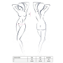 Комплект белья Passion GIANA BIKINI L/XL, white, полупрозрачные лиф и трусики с бантиками