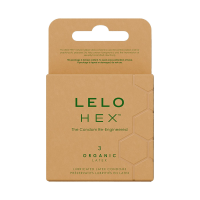 Презервативы LELO HEX Condoms Organic 3 Pack, тонкие и суперпрочные