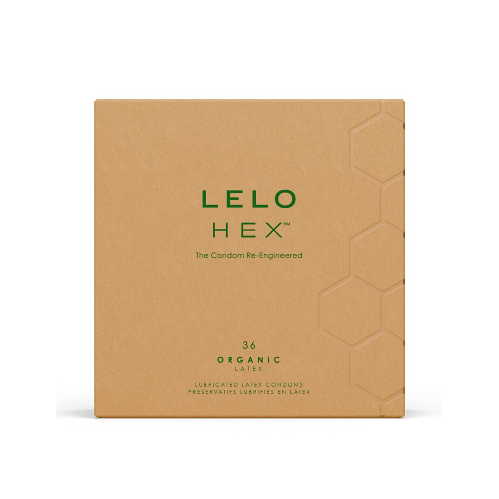 Презервативы LELO HEX Condoms Organic 36 Pack, тонкие и суперпрочные