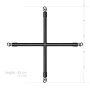 Крестовина Bedroom Fantasies Hog Tie Cross Bar With Cuffs