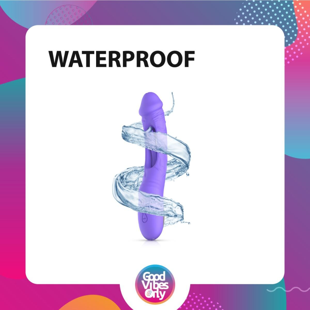 Вибратор Good Vibes Only - Flax Vibrating Dildo with G-Spot Stimulator