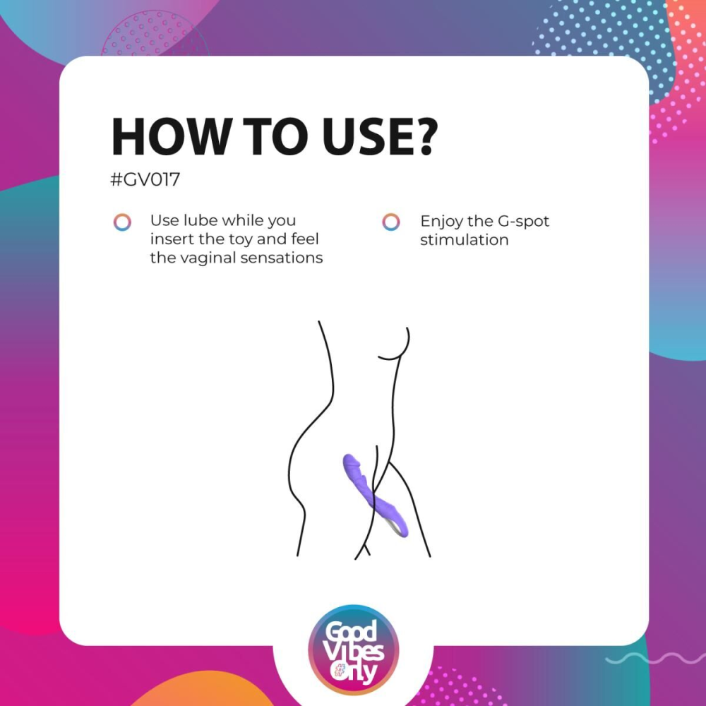 Вибратор Good Vibes Only - Flax Vibrating Dildo with G-Spot Stimulator