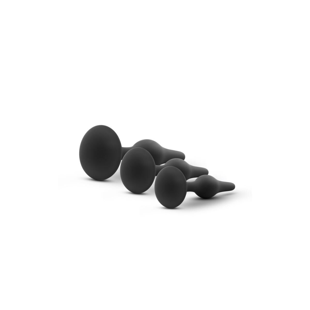 Набор анальных пробок Blush Luxe Beginner Plug Kit Black