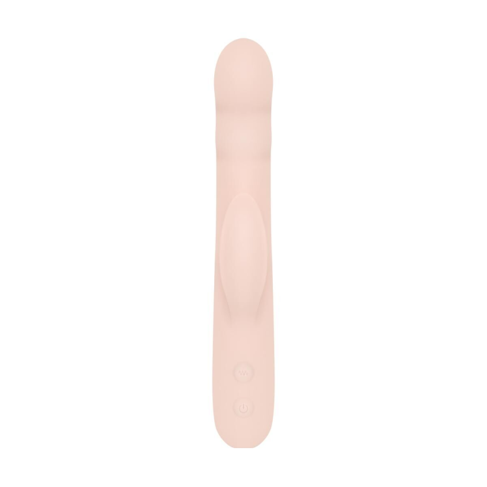 Вибратор-кролик Good Vibes Only - SHAI Thrusting Vibrator Soft Silicone - Pink