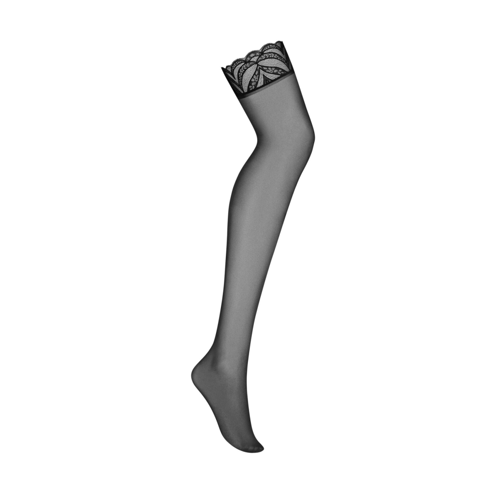 Чулки Obsessive Lecille stockings 2XL/3XL