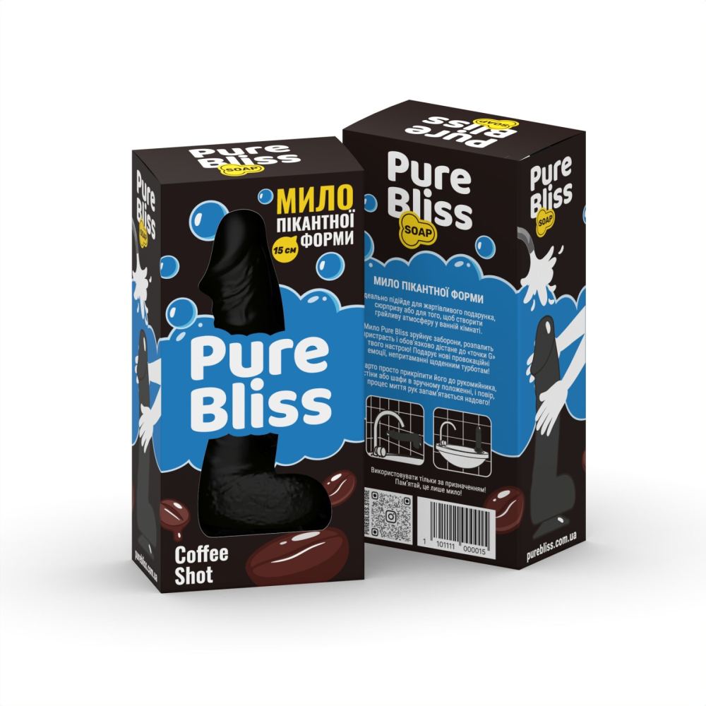 Ароматное мыло пикантной формы Pure Bliss Black Coffee Shot (Кофе) 15 см