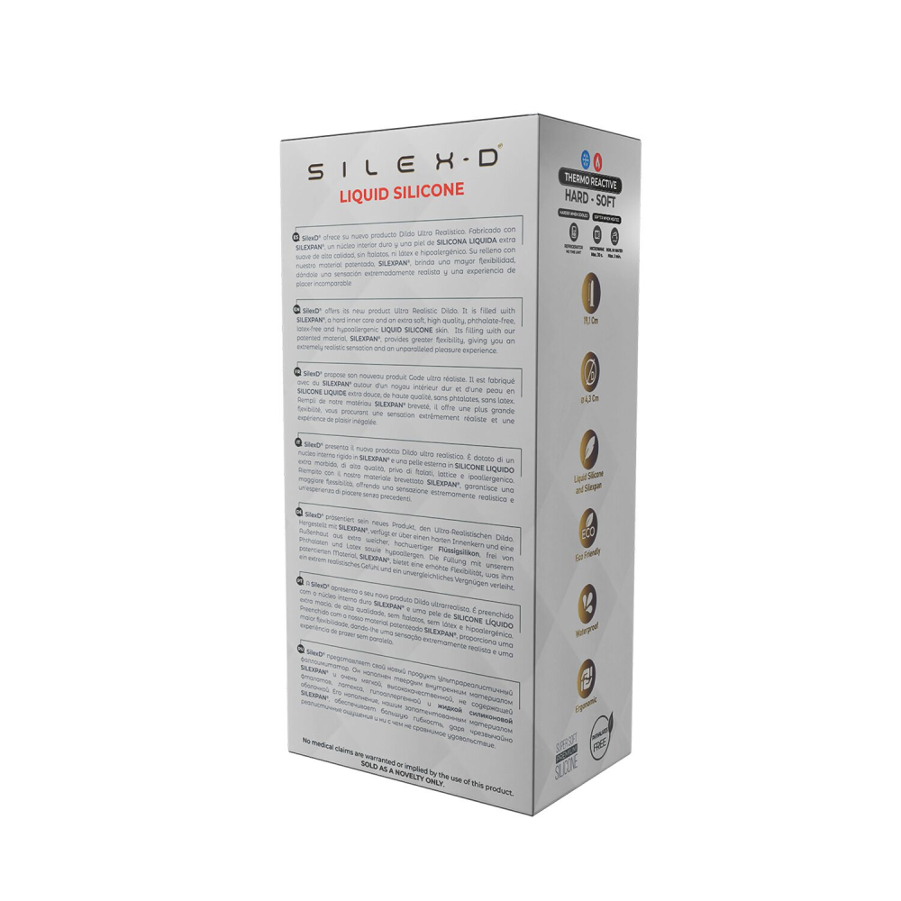 Фаллоимитатор SilexD Flesh (MODEL 2 size 8in) Liquid Silicone, подходит для Apollo S и L