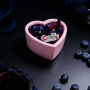 Массажная свеча с ароматом черники Candy Blueberry в форме сердца, 70 мл