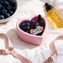 Массажная свеча с ароматом черники Candy Blueberry в форме сердца, 70 мл