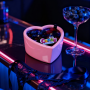 Массажная свеча с ароматом черники Candy Blueberry в форме сердца, 70 мл