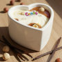 Массажная свеча с ароматом орехового крема Candy Nut Cream в форме сердца, 70 мл