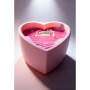 Массажная свеча с ароматом жвачки Candy Bubble Gum в форме сердца, 70 мл