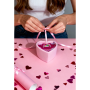 Массажная свеча с ароматом жвачки Candy Bubble Gum в форме сердца, 70 мл