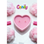 Массажная свеча с ароматом жвачки Candy Bubble Gum в форме сердца, 70 мл