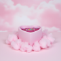 Массажная свеча с ароматом жвачки Candy Bubble Gum в форме сердца, 70 мл