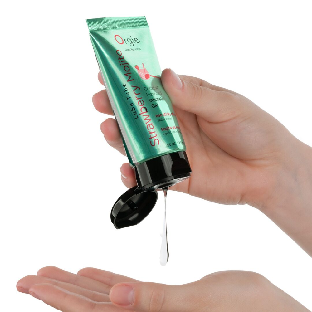 Распродажа!!! Лубрикант на водной основе Orgie Lube Tube Strawberry Mojito 50мл (срок 31.07.2026)
