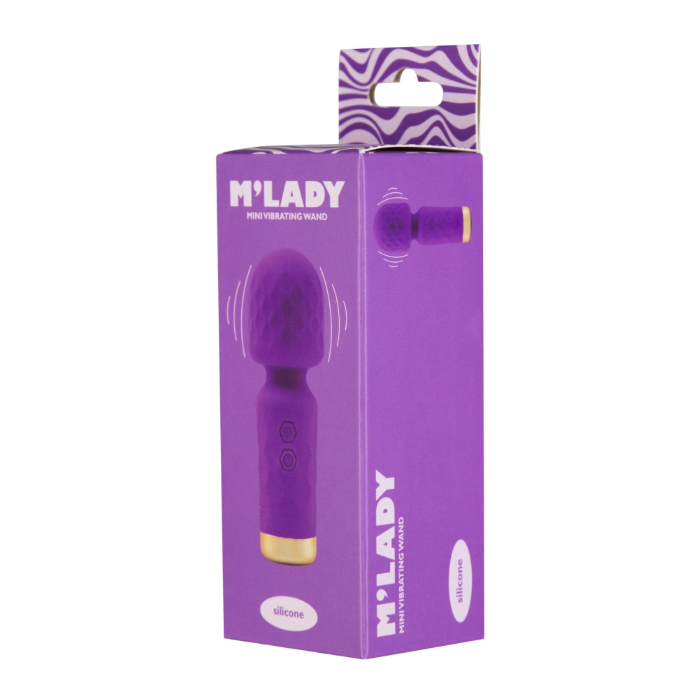 Вибромассажер M’Lady Mini Vibrating Wand Purple