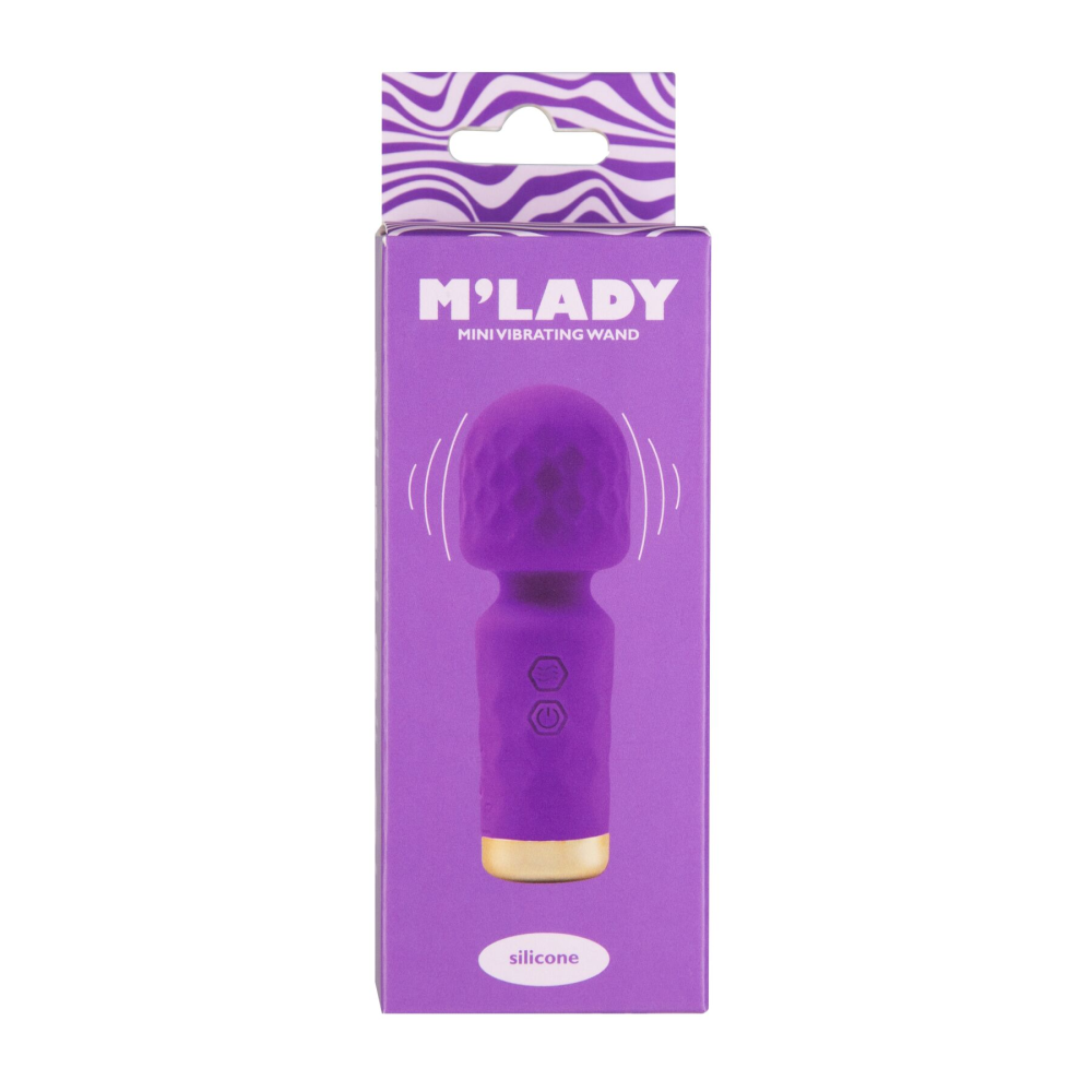 Вибромассажер M’Lady Mini Vibrating Wand Purple