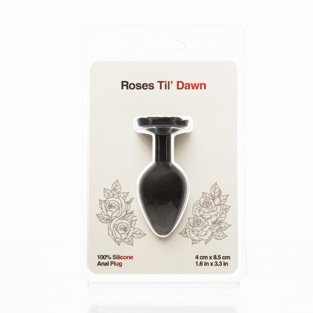 Анальная пробка BMS Roses Til’ Dawn Silicone Anal Plug Medium