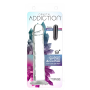 Прозрачный фаллоимитатор на присоске ADDICTION Vertical Dong 9″, вибропуля в подарок