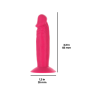 Набор фаллоимитаторов ADDICTION Silly Willy 3.3” Silicone Dildo, 3 цвета, 12 шт