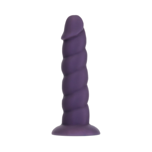 Фаллоимитатор Fantasy by Addiction Unicorn Dildo 7” Purple, вибропуля в подарок