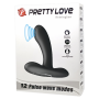 Массажер простаты Pretty Love Remington с пульсацией, черный, 11 х 2.8 см