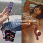 Смарт-вибратор Magic Motion Ponder Purple, двойная стимуляция, виброяйцо+язычок для клитора