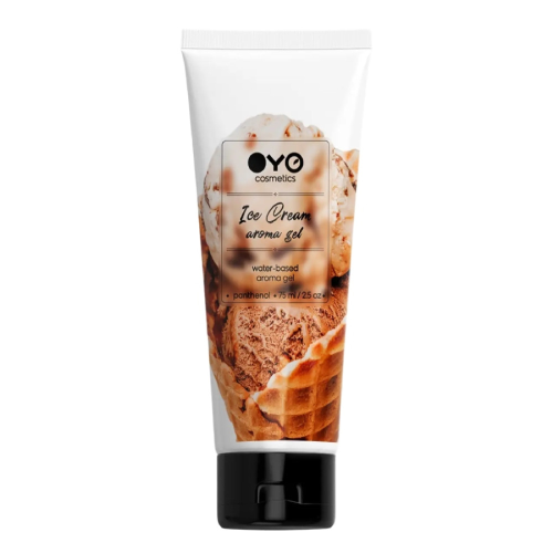 Универсальный гель лубрикант OYO Ice Cream на водной основе, с ароматом мороженого, 75 мл