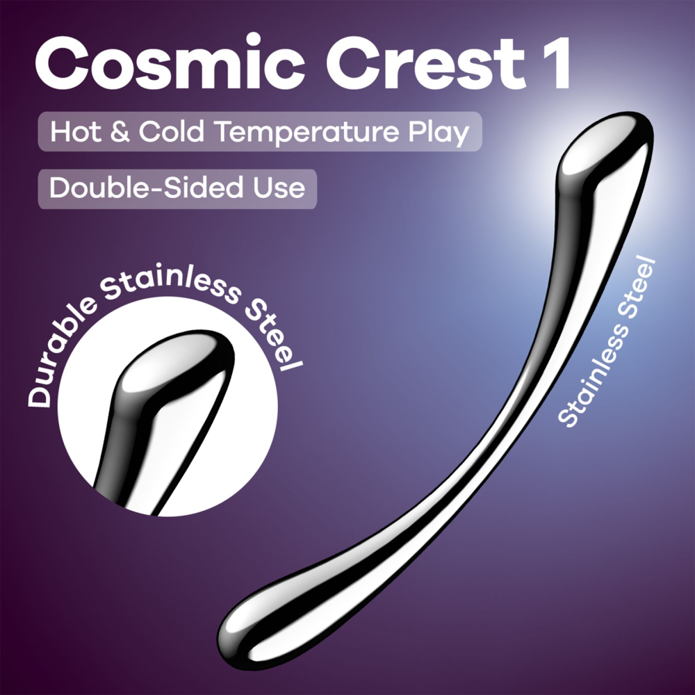 Металлический дилдо Satisfyer Cosmic Crest 1