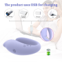Вибратор для пар Every Night Toys Anthea с пультом, лавандовый, 19.8 х 6.3 см