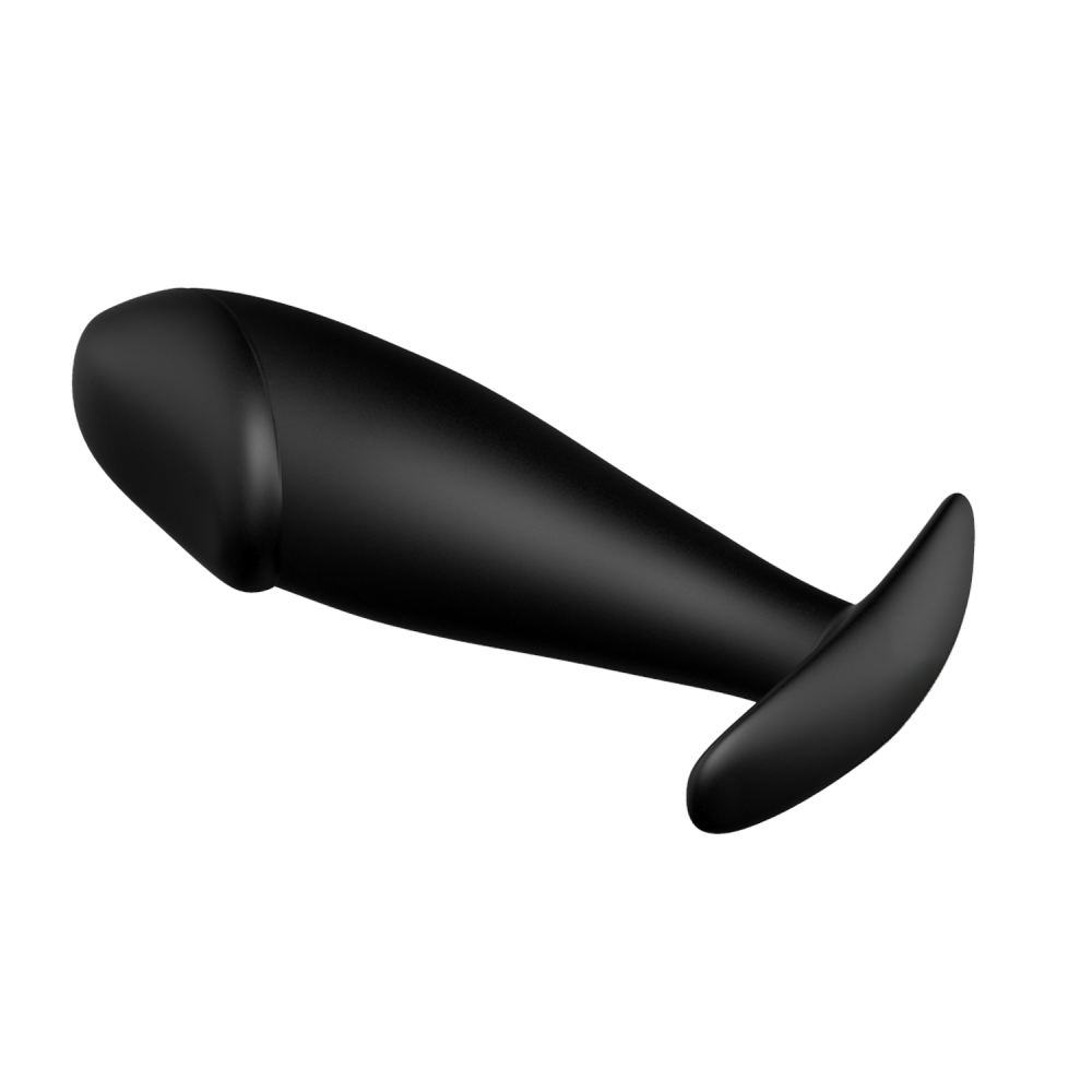 Анальная пробка силиконовая Pretty Love Special Anal Stimulation, черная, 10 х 3 см